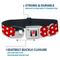 Show in main carousel: Buckle-Down Disney Minnie Mouse Polka Dots Dog Collar, Medium: 11 to 16.5-in neck, 1-in wide slide 4 of 8
