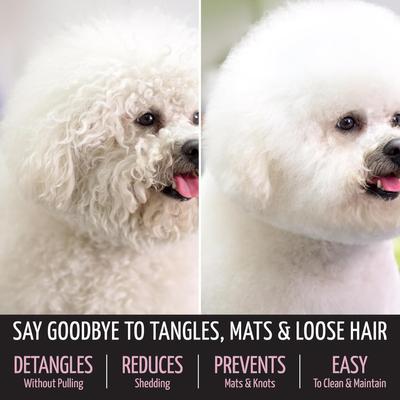 Show full view: Tauro Pro Line Slicker Dog Brush, Pink, Large slide 3 of 8