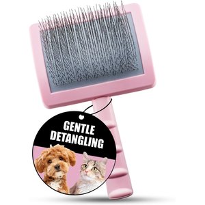 TAURO PRO LINE Dog & Cat Brush, Mint, Large - Chewy.com