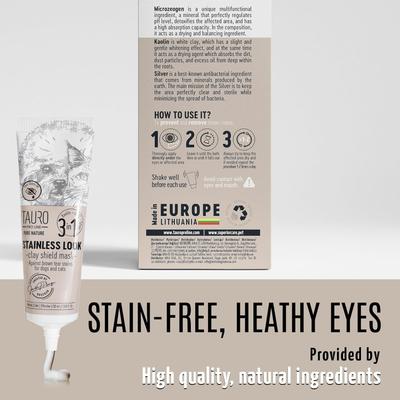 Show full view: Tauro Pro Line Dog & Cat Tear Stain Remover, 1.69-fl oz tube slide 4 of 10