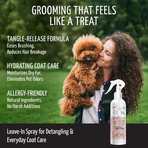 Tauro Pro Line Fur Growth Leave-In Detangler Dog & Cat Grooming Spray, 8.5-fl oz bottle
