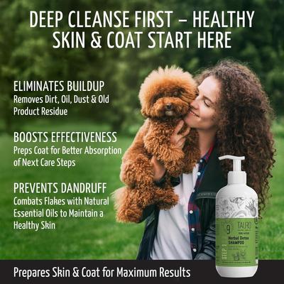 Show full view: Tauro Pro Line Herbal Detox Deep Cleansing Dog & Cat Shampoo, 13.5-fl oz bottle slide 2 of 8