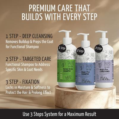 Show full view: Tauro Pro Line Herbal Detox Deep Cleansing Dog & Cat Shampoo, 13.5-fl oz bottle slide 8 of 8