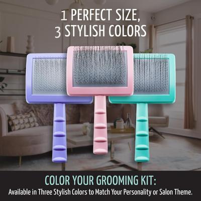 Show full view: Tauro Pro Line Dog & Cat Brush, Mint, Large slide 8 of 9