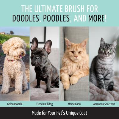 Show full view: Tauro Pro Line Dog & Cat Brush, Mint, Large slide 7 of 9