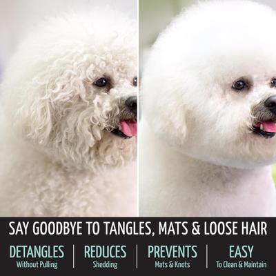 Show full view: Tauro Pro Line Dog & Cat Brush, Mint, Large slide 4 of 9