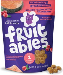Fruitables Salmon & Cranberry Flavor Crunchy Cat Treats, 30-oz bag