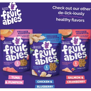 Fruitables Tuna & Pumpkin Flavor Crunchy Cat Treats, 30-oz bag