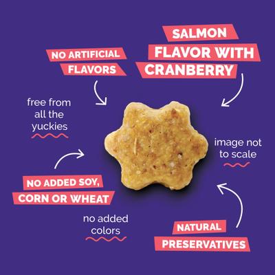 Show full view: Fruitables Salmon & Cranberry Flavor Crunchy Cat Treats, 30-oz bag slide 7 of 12