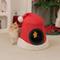 Show in main carousel: Happy & Polly Christmas Santa Hat Orthopedic Cat Bed with Removable Cover slide 4 of 9