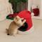 Show in main carousel: Happy & Polly Christmas Santa Hat Orthopedic Cat Bed with Removable Cover slide 5 of 9