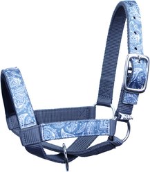 Tahoe Tack Nylon Overlay Sheep & Goat Halter with Padded Noseband, Paisley, Large