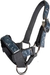 Tahoe Tack Nylon Overlay Alpaca Halter with Padded Noseband, Paisley, Medium