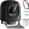 Show in main carousel: Aoruefar Smart Robot Cat Litter Box, Black slide 1 of 10
