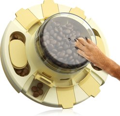 KADTC Diner 2 In 1 Puzzle Dog Toy, Yellow