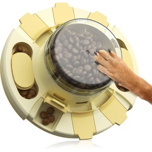 KADTC Diner 2 In 1 Puzzle Dog Toy, Yellow