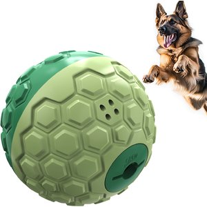 KADTC Wobble Giggle Treat Ball Dog Toy, Green