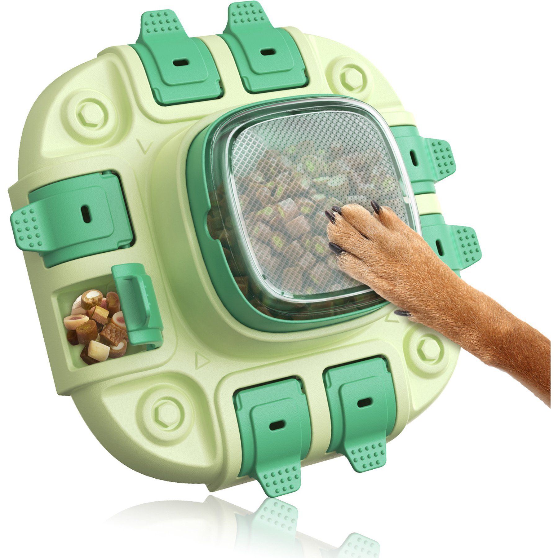 KADTC Bistro 2 In 1 Puzzle Dog Toy, Green