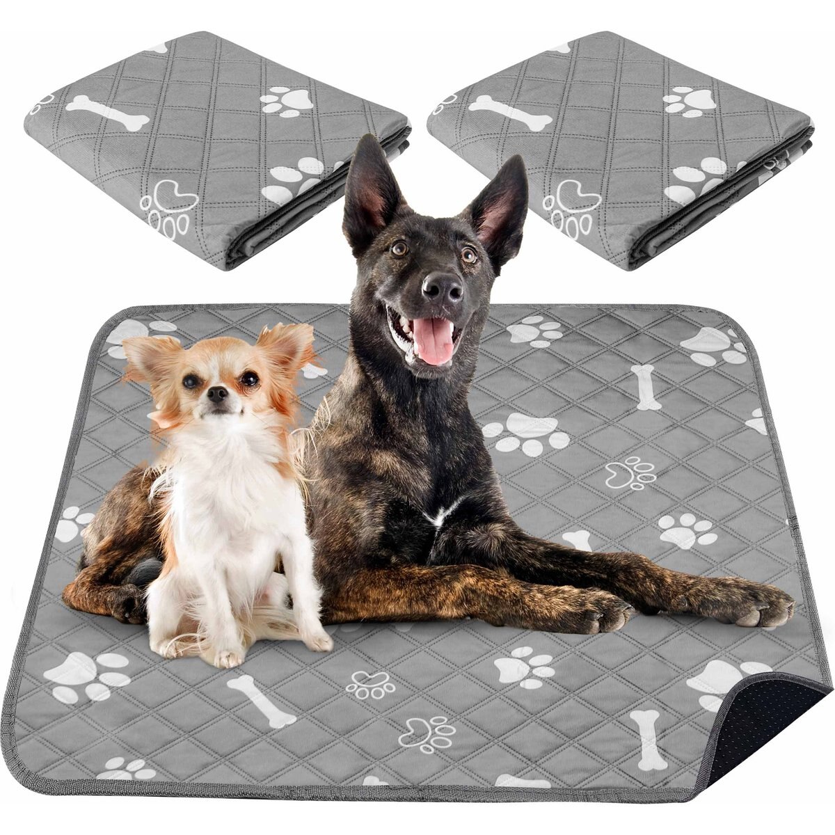 PatiencET Super Absorbent Washable Dog Pee Pads, 36 x 41-in, 2 count