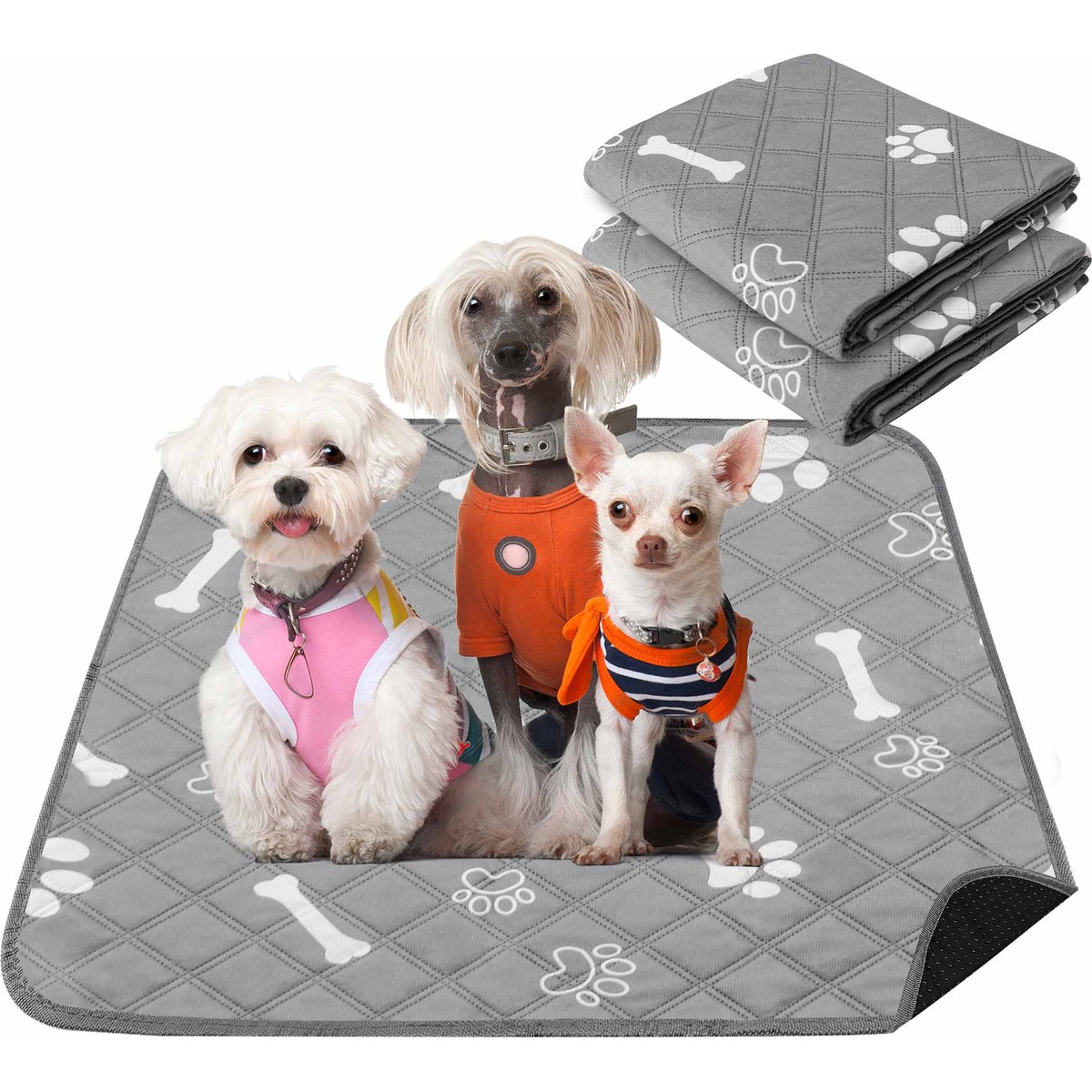 PatiencET Super Absorbent Washable Dog Pee Pads, 24 x 36-in, 2 count