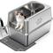 Show in main carousel: Ptlom Stainless Steel High Sided Cat Litter Box, X-Large slide 1 of 10