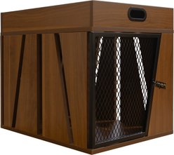4 Cats & Dogs Penny Dog Crate, Walnut, 30 inch slide 2 of 3