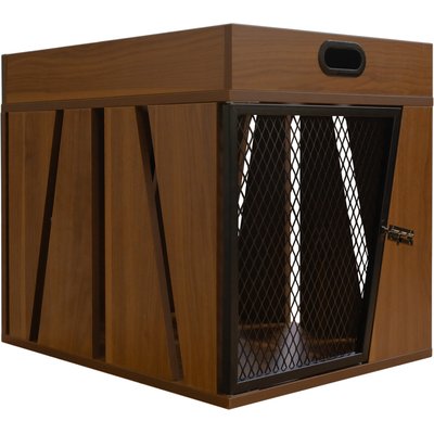 4 Cats & Dogs 4 Cats & Dogs Penny Dog Crate, Walnut, 24 inch