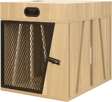Show full view: 4 Cats & Dogs Penny Dog Crate, Oak, 30 inch slide 3 of 6