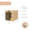 Show in main carousel: 4 Cats & Dogs Penny Dog Crate, Oak, 24 inch slide 5 of 6