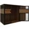 Show in main carousel: 4 Cats & Dogs Clover Console Dog Crate, Walnut, 48 inch slide 4 of 5