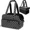 Show in main carousel: PetAmi Portable Soft-Sided Handbag Tote Airline Approved Purse Dog & Cat Carrier, Polka Dot Black slide 1 of 7