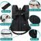 Show in main carousel: PetAmi Airline Approved Front Chest Small Dog & Cat Backpack Carrier, Black, Medium slide 5 of 8