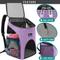 Show in main carousel: PetAmi Premium Backpack Dog & Cat Carrier, Heather Purple slide 3 of 9