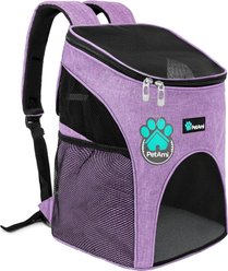 PetAmi Premium Backpack Dog & Cat Carrier, Heather Purple