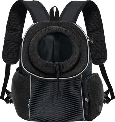 Show full view: PetAmi Extra Ventilated Adjustable Airline Approved Backpack Dog & Cat Carrier, Black, Large slide 3 of 9