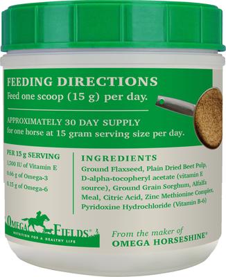 Show full view: Omega Fields grandE Powder Vitamin-E Horse Supplement slide 5 of 5
