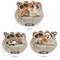 Show in main carousel: Kylinsure Round Plush Calming Donut Dog & Cat Bed, Brown, Small slide 7 of 12