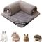 Show in main carousel: NonoPets 3-in-1 Durable Polyester Cooling Bed Cat, Rabbit & Hamster Tunnel & Play Mat with Blanket, Grey, Large slide 3 of 6