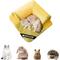 Show in main carousel: NonoPets 3-in-1 Durable Polyester Cooling Bed Cat, Rabbit & Hamster Tunnel & Play Mat with Blanket, Yellow/Green, Large slide 2 of 5