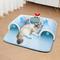 Show in main carousel: NonoPets 3-in-1 Durable Polyester Cooling Bed Cat, Rabbit & Hamster Tunnel & Play Mat with Blanket, Blue, Medium slide 1 of 5