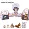 Show in main carousel: NonoPets 6-in-1 Outdoor Portable Dog, Cat & Small Animals Playpen with Tunnel, Black slide 5 of 6