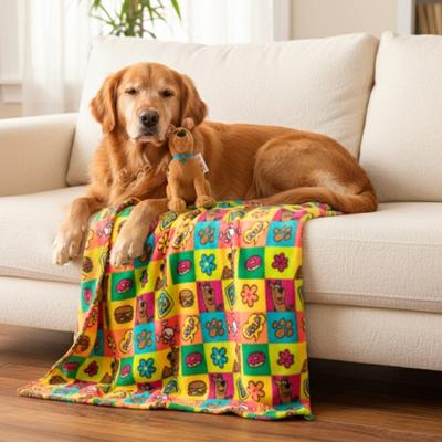 Show full view: Scooby Doo Scooby Munchies Throw & Squeaky Pet Pillow Set Dog Plush Toy, Multicolor, 40 x 50-in slide 5 of 7