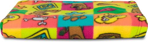 Show full view: Scooby Doo Scooby Munchies Throw & Squeaky Pet Pillow Set Dog Plush Toy, Multicolor, 40 x 50-in slide 4 of 7