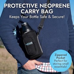 Pet Vet Products HydroPet Stainless Steel Dog Water Bottle with Dual Dog Bowls, 32-fl oz slide 2 of 7