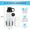 Show in main carousel: Pet Vet Products HydroPet Stainless Steel Dog Water Bottle with Dual Dog Bowls, 32-fl oz slide 7 of 7