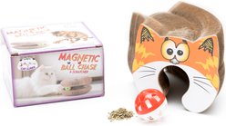 Cat Lures Magnetic Ball Chase Scratcher Cat Toy