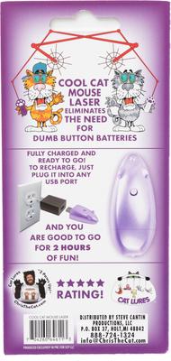 Show full view: Cat Lures Mouse USB Forever Laser Cat Toy slide 4 of 4