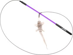Cat Lures Lizzie the Lizard with Mini Lightning Rod Teaser Cat Toy