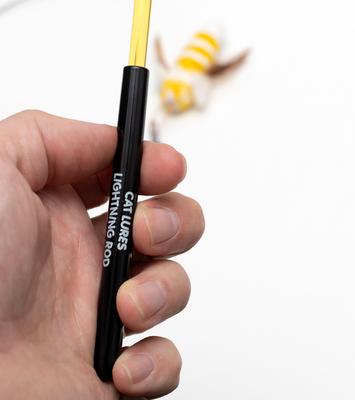 Show full view: Cat Lures Dragonfly Attachment with Mini Lightning Rod Teaser Cat Toy slide 3 of 4