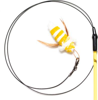 Show full view: Cat Lures Dragonfly Attachment with Mini Lightning Rod Teaser Cat Toy slide 2 of 4